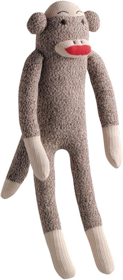 Multipet Plush Dog Toy - Sock Monkey Pack of 2