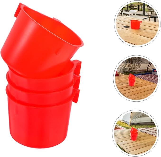 OUNONA 8pcs Hanging Plastic Bird Cage Feeding Bowls 8.3x8.3x6cm Thickened Water and Food Cup for Rabbits Small Animals Pet Feeding Equipment