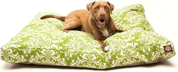 Majestic Pet Sage French Rectangle Pet Bed, Quarter Large