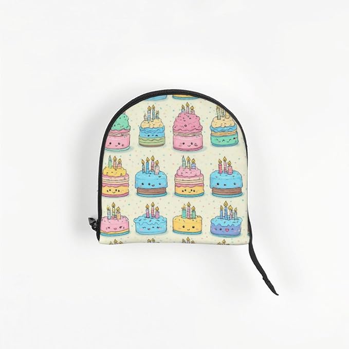 Birthday Cake (4) Print Foldable Pet Tote Bag, Shoulder Carrier for Small Dogs and Cats