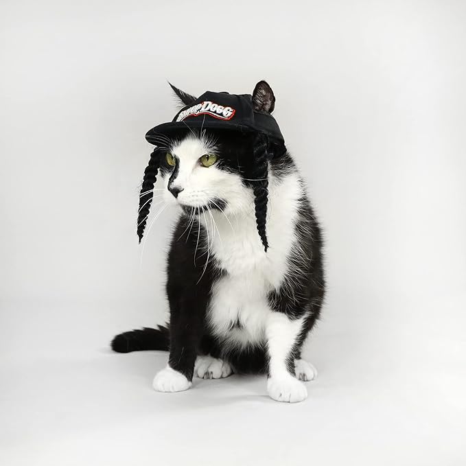 Snoop Doggie Doggs Deluxe Pet Baseball Hat, Classic Snoop, X-Small