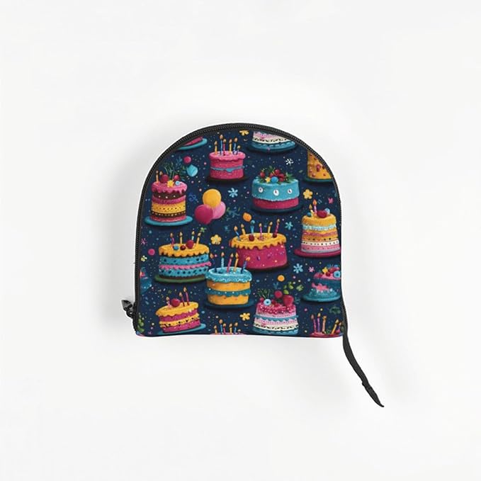Birthday Cake (1) Print Foldable Pet Tote Bag, Shoulder Carrier for Small Dogs and Cats
