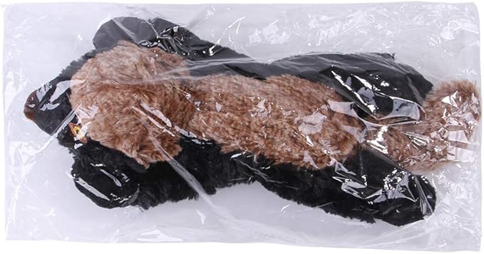 Pet Toys, Dog Squeaky Toys Interactive Toys for Chewers Durable Plush Dog Toys for Small Medium Large Dogs (Brown Groundhog)