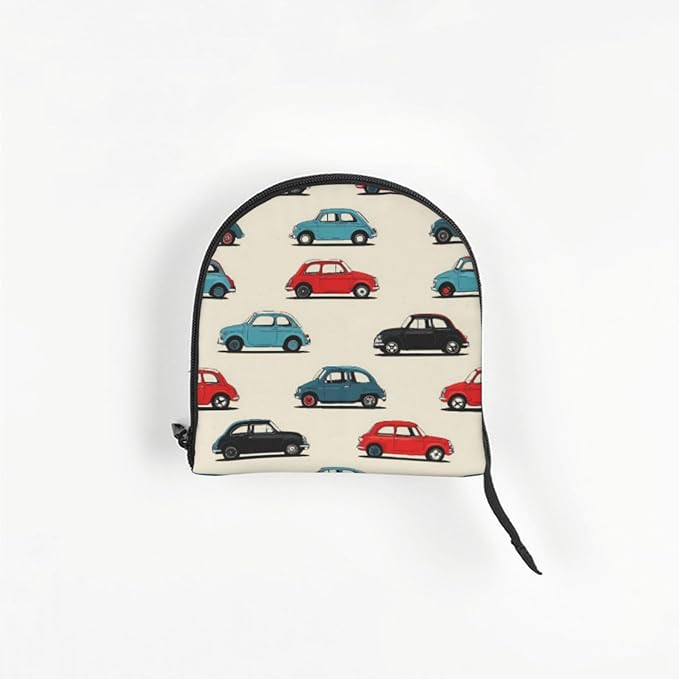 Red and Blue Cars (4) Print Foldable Pet Tote Bag, Shoulder Carrier for Small Dogs and Cats