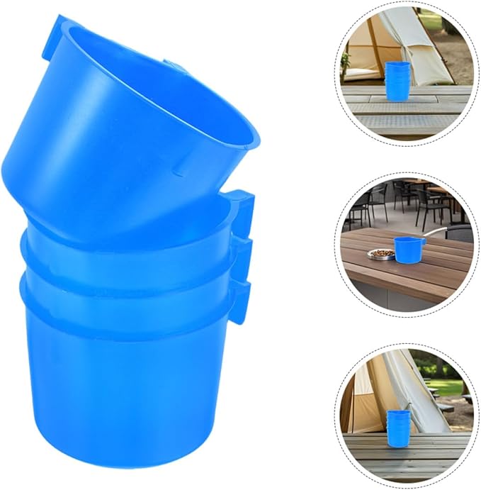 UKCOCO 8pcs Hanging Bird Cage Water Bowls and Rabbit Feeding Cups, Thickened Plastic Animal Drinking Water Feeders 8.3x8.3x6cm, Suitable for Small Pets in Chicken Coops and Cages