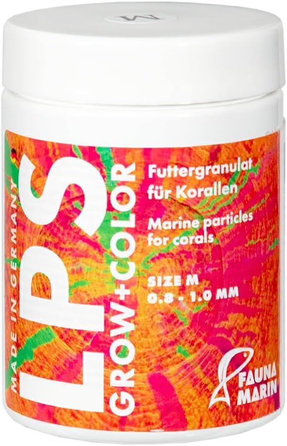 LPS Grow+Color Pellets Coral Food - Fauna Marin