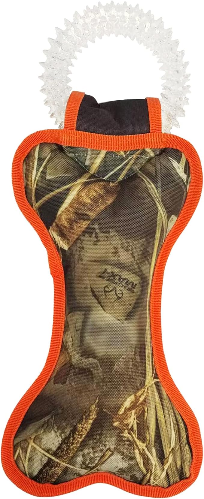 Pets First Realtree Dog Dental Teething Ring TUG Toy & Nylon Squeak Bone Toy. Tough Sturdy PET Toy with Realtree Logo. Best Dog Toy, Good for Teething and Fetch or Toss