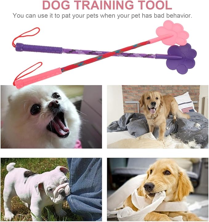 Toddmomy 2pcs Dog Training Tool Supplies Small Dog Toys Lure Stick for Dogs Targeting Stick Cat Training Clicker Toy Tools Pet Training Stick Dog Stuff Puppy Dog Trainer