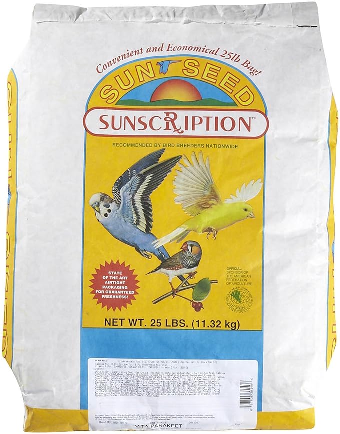 Sunseed Sunscription Vita Parakeet Food