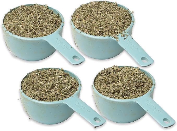 Catnip Blend - North American Crafted, 100% Natural, and Non-Addictive Catnip Treats for Enhanced Playfulness. Ideal for Complementing Catnip Toys (4 Cups) (32 oz)