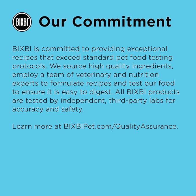BIXBI Liberty Grain-Free Dry Dog Food, Beef Recipe – Fresh Meat, High Protein, No Meat Meals – USA Made, 22 lbs