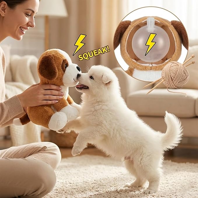 SynHHergyx Squeakers for Dog Toys, 12 Pcs 50mm Plush Toy Noise Maker Insert Replacement for Dog Cat Toy Repair Pet Supply