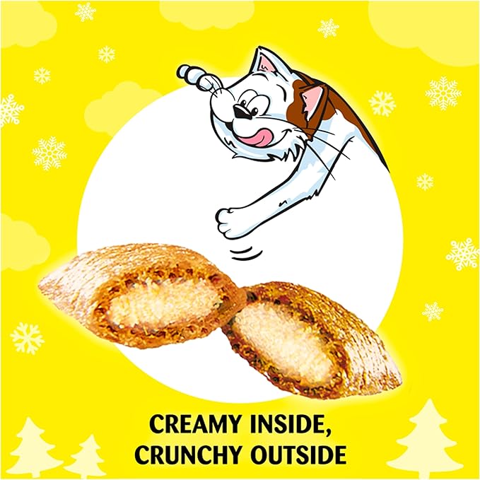Dreamies Cat Treat Christmas Stocking (One Size) (Yellow)