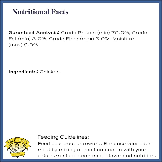 Dr. Elsey's® Freeze-Dried Chicken Cat Treats 2 oz. (Pack of 2)