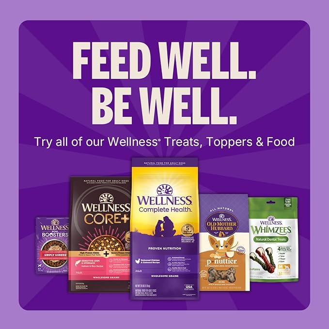 Wellness CORE Tiny Trainers Dog Treats, Natural, Grain Free, Lamb and Apple Recipe, 6 oz Bag