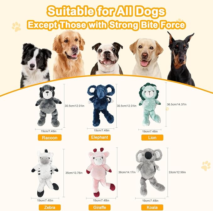 Pink Giraffe Plush Squeaky Dog Toy with Bungee Leg Puppy Teething Chew Toy Cute Soft Funny Indoor Outdoor Interactive Stuffed Animal Dog Toy for Small Medium Large Dogs Toy Gift 36cm/14.17in