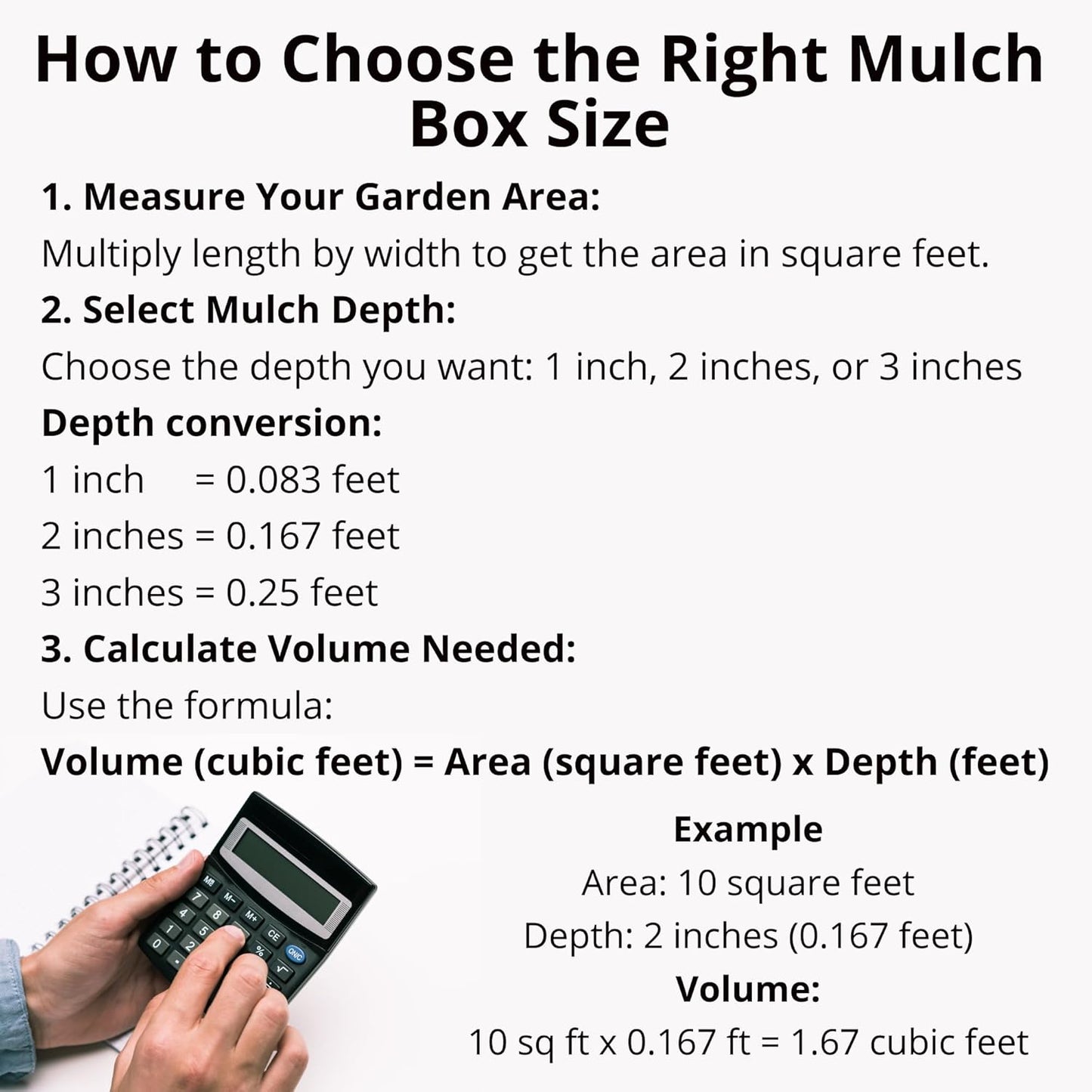 Premium Black Wood Mulch for Landscaping, Gardens, Lawns, Potting Media, and Potted Plants (2 CF - 56 L - 59 QTS)