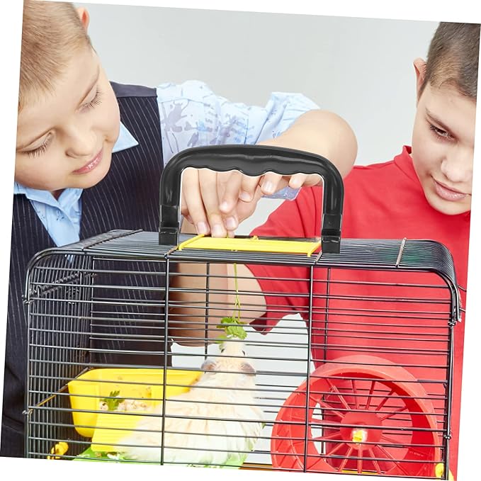 BESPORTBLE 5pcs Portable Plastic Cage Handle for Pet Crates Lightweight and Replacement for Hamster and Bird Cages Convenient Carrying Accessory