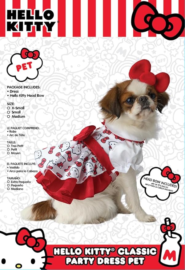 HELLO KITTY: CLASSIC DRESS PET COSTUME