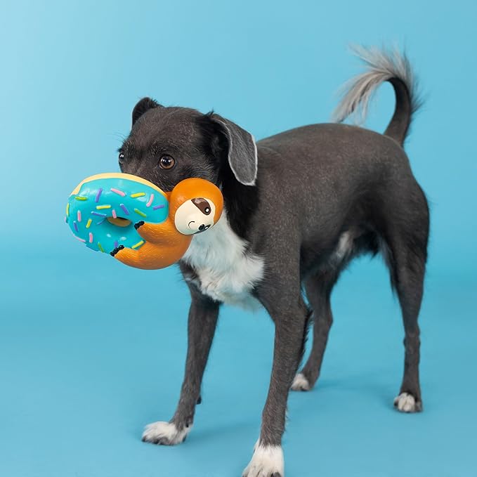 Fringe Studio Dog Toy, Donut Worry About A Thing, Latex, Pet Shop Collection (366009)