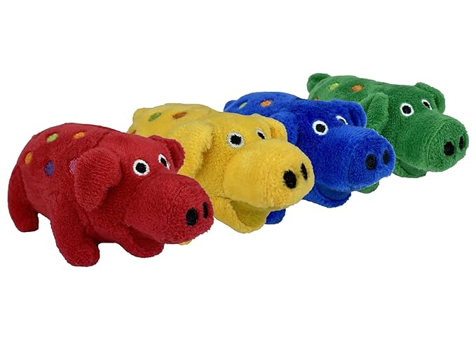 Multipet Mini Plush Globlets 4.5 Inches (Assorted Color, 1 Pack)