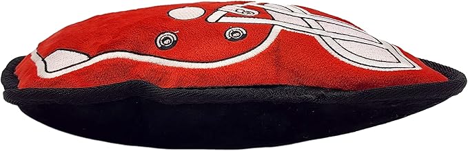 The 1st Ever Tough but Smooth Dog Toy NFL Kansas City Chiefs Football Helmet Tough Pet Toy. A Premium Quality Doggie Toy with Built-in Squeaker. Sports Fans Favorite Chew Toy