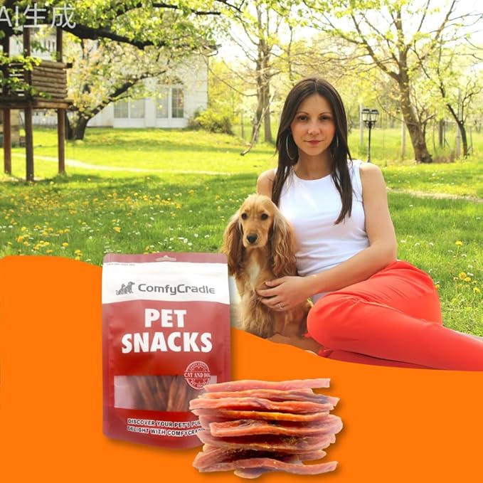 Creamy Duck & Milk Jerky, Irresistible Novel Protein Dog Treats, Calcium-Rich Tender Chews for Strong Bones & Sensitive Dogs (Duck,2 Pack x 10.58 Ounce(Pack of 2))