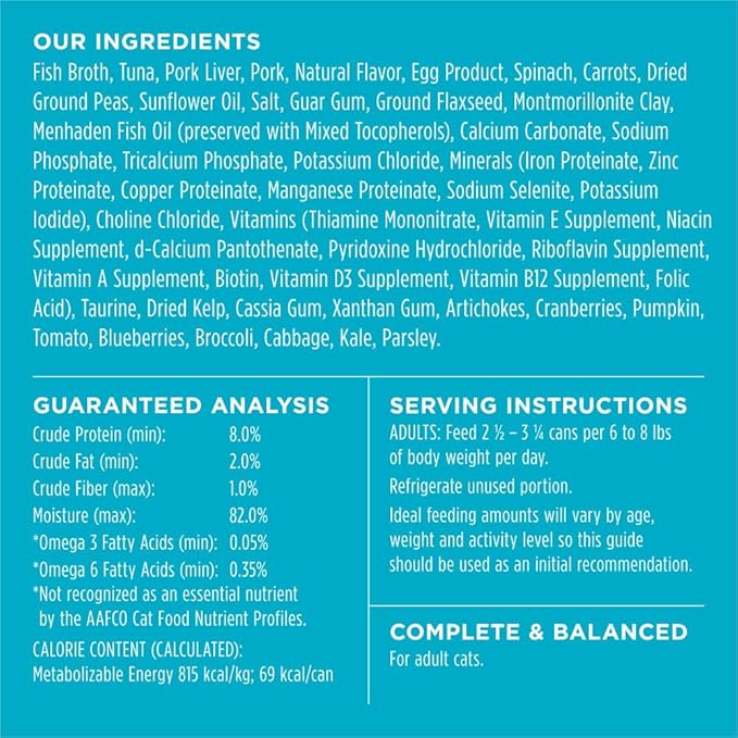 Instinct Flaked Entrée Wet Canned Cat Food - Tuna, 3 Ounce (Pack of 24)