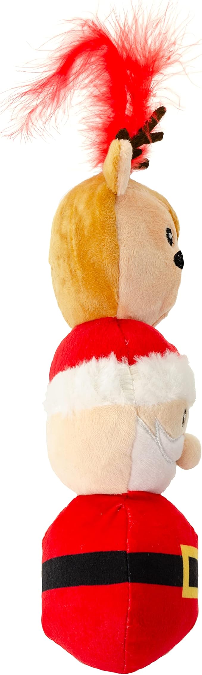 Giftable World Holiday Plush Pet Toy Fun for Christmas Designs Cat Play Toy (9" Christmas Tower)