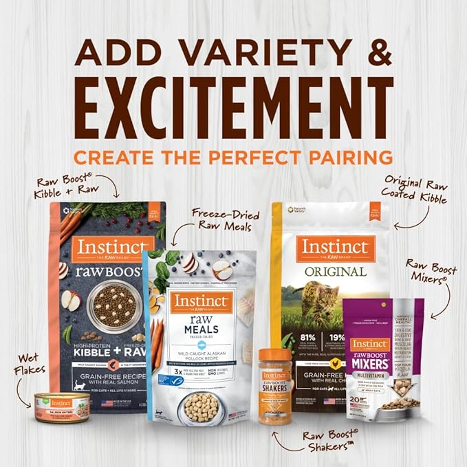Instinct Original Pate Wet Cat Food, Grain Free Recipe - Variety Pack, 5.5 Ounce, (Pack of 24)