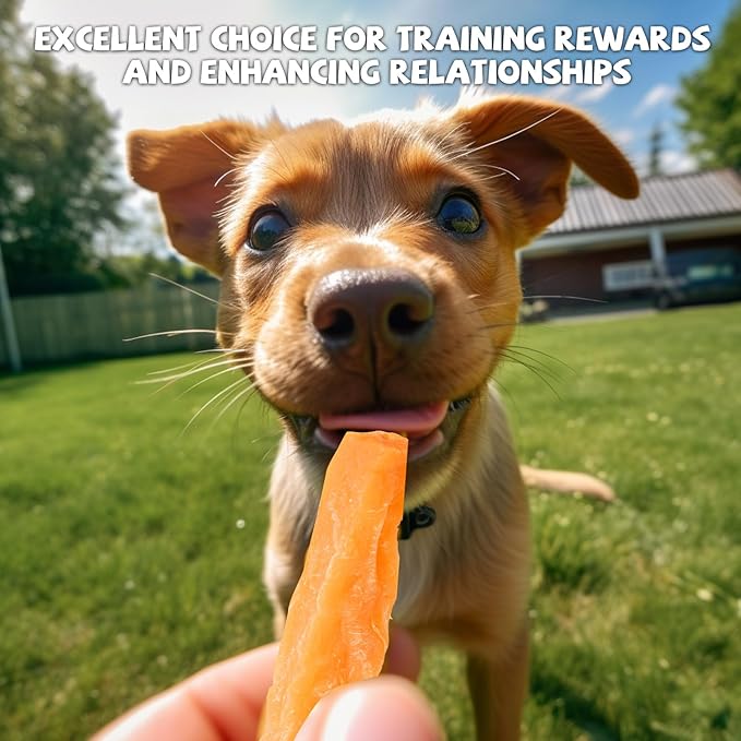 Pawmate Sweet Potato Dog Treats, Healthy Low Fat Dog Chews Rawhide Free Grain Free Training Treats for Small Medium Large Dogs 27-31 Counts
