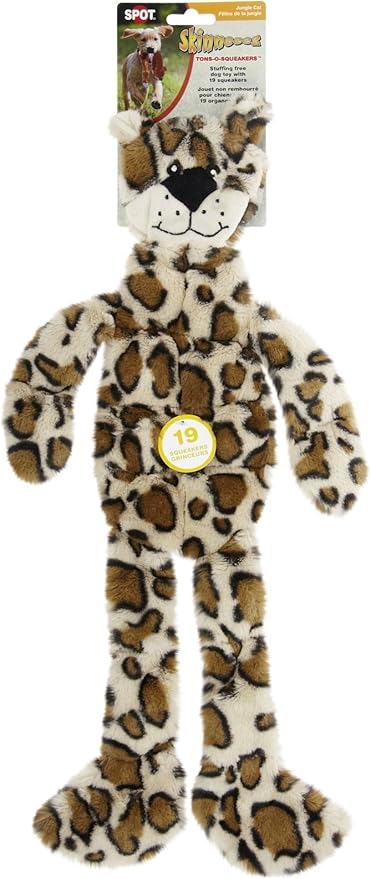 SPOT Ethical Pet Products 68005670: Toy Skinneeez Tons-O-Squeakers, 18In