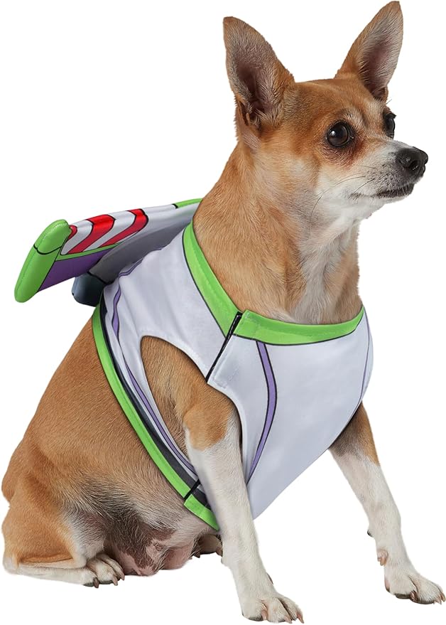 Toy Story: Buzz Lightyear Pet Accessory & Toy Set for For Dogs or Cats by Rubies, S/M