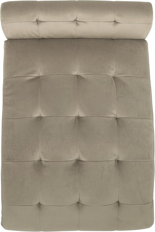 Paws & Purrs Luxury Cat Chaise Lounge Sofa – Tufted Raised Pet Bed | Plush 4″ Cushion, Elegant Furniture for Cats or Dogs, Easy-Assemble, Ash