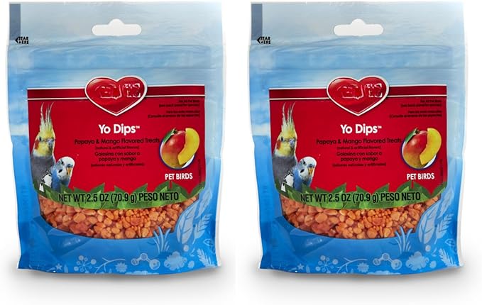 KAYTEEYo Dips All Pet Birds - Mango and Papaya 2.5 oz (Pack of 2)