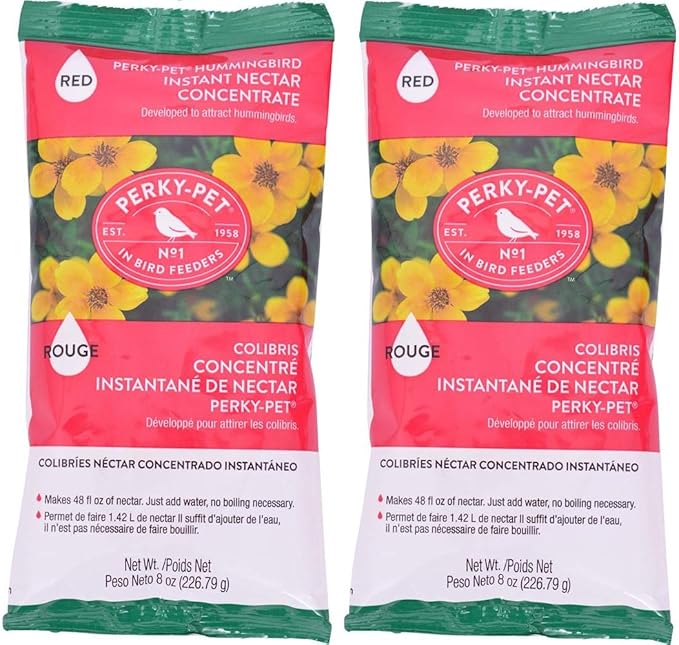 Perky-Pet 230 Original Instant 8-Ounce Hummingbird Nectar (2)