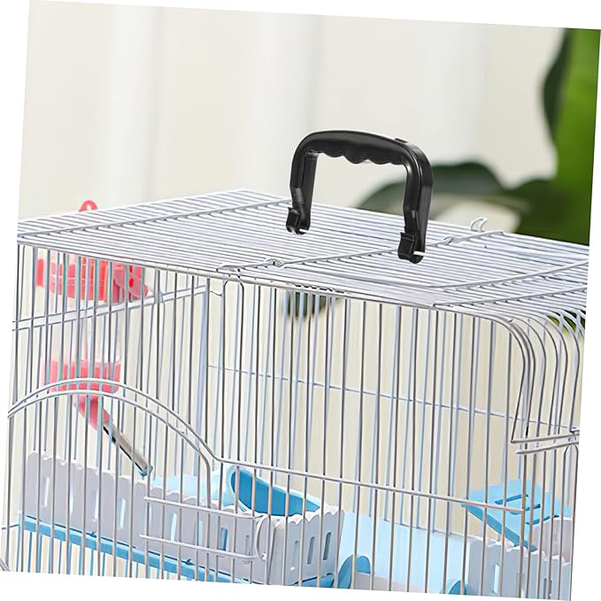 HANABASS 5pcs Portable Plastic Bird Cage Handle Ergonomic Pet Crate Lifting Handle for Outdoor Use Lightweight Design for Easy Carrying Suitable for Pets
