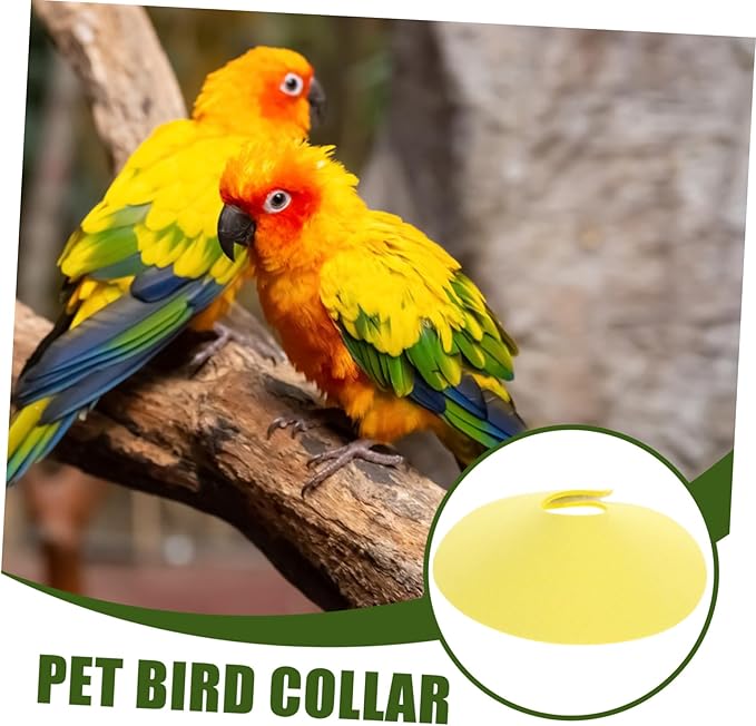 ORFOFE Parrot Neck Collar Protective Accessory for Recovery and Comfortable for Preventing Pecking and Injury Design for Birds