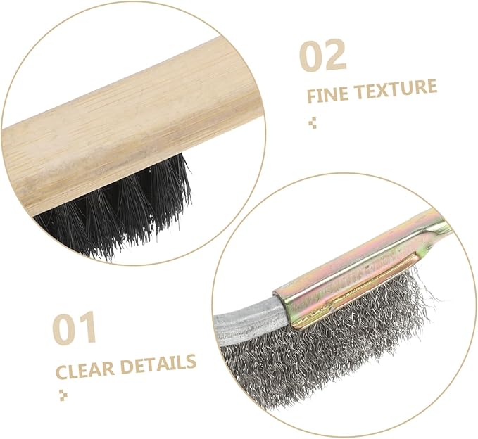 VANZACK 3pcs Bird Cage Cleaning Brush Soft Bristles for Gentle for Birdcages and Pet Cages Essential Bird Accessories for Easy Maintenance