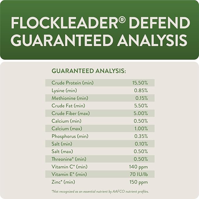 FlockLeader Defend, Functional Poultry Treats for Immune Support, 3.5 lb (Pack of 2)