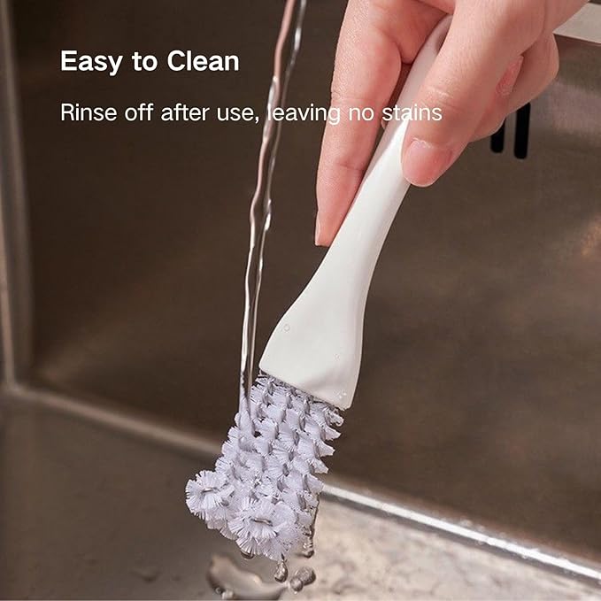 2-in-1 Birdcage Cleaning Tool (2PCS), Birdcage Cleaning Brush with Long Handle and Guano Removal Scraper, Parrot Cage Cleaning Accessories