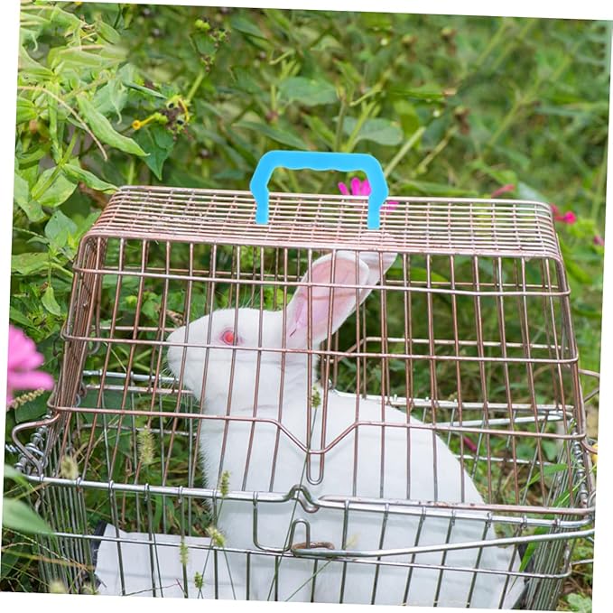 10pcs Portable Pet Cage Handle Set Detachable Plastic Grippers for Bird and Dog Cages Comfortable Design for Outdoor Travel for Pet Accessories