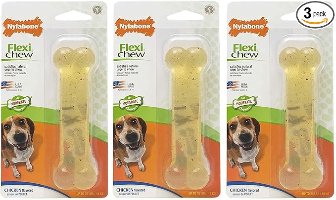 Nylabone Flexichew Chicken Blister Card Wolf