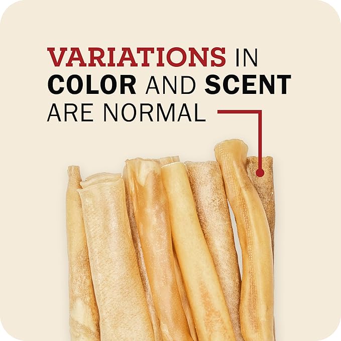 Redbarn Pet Products All-Natural Small 6" Beef Collagen Sticks for Dogs - Long Lasting Low-Odor Alternative to Traditional Rawhide & Bully Sticks - Supports Healthy Joints, Skin, & Coat - 10 Pack
