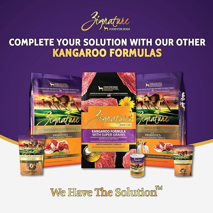 Zignature Select Cuts Kangaroo Formula 4lb Bag