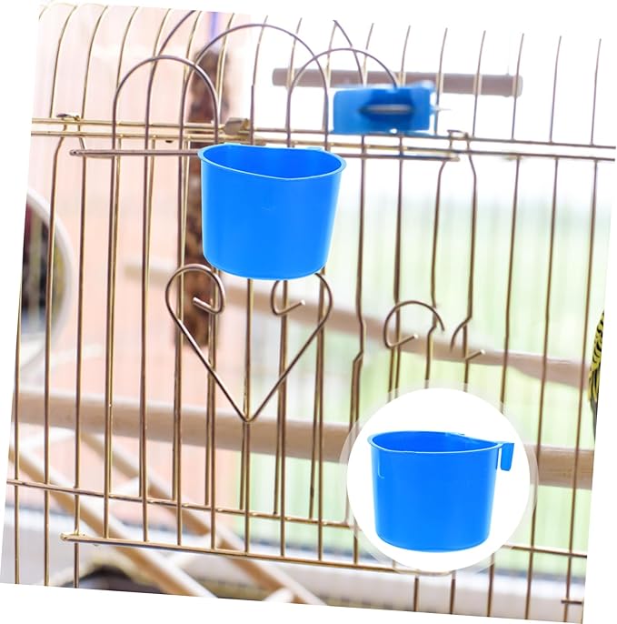 BESPORTBLE 4pcs Pet Feeding Bowl Bird Cage Water Feeders Rabbit Water Feeder Cat and Dog Cage Bowls Hanging for Small Animals