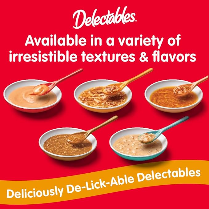 Hartz Delectables Stew Chicken & Tuna Lickable Wet Cat Treats, 30 Count (Pack of 2)