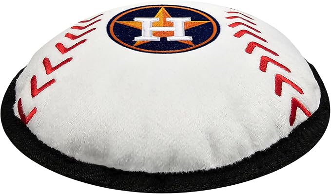 Pets First MLB Houston Astros Baseball Tough Toy for Dogs, Best MLB Dog Toy with Team Logo