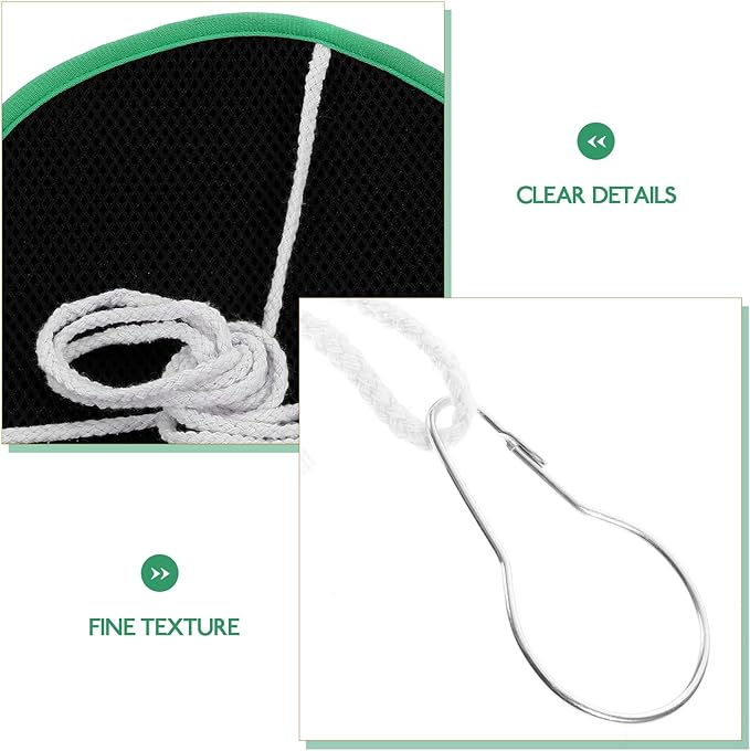 Beavorty Chameleon Pet Hanging Hammock Mesh Bed Cotton Swing for Hamsters Reptiles Squirrels and Birds Cage Accessories Green Clip Design