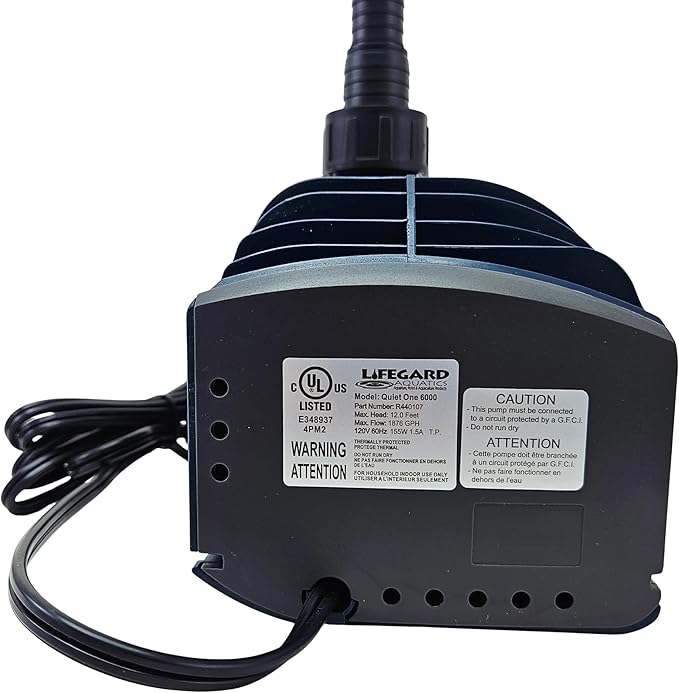 Quiet One Aquarium Pump (1458 GPH)